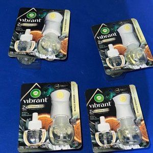 4 packs of Air Wick Plug in Scented Oil Starter Kit (Plug in + 2 Refills), White